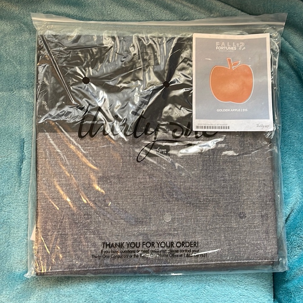 Brand New Thirty-One Get Creative Case in Charcoal Crosshatch